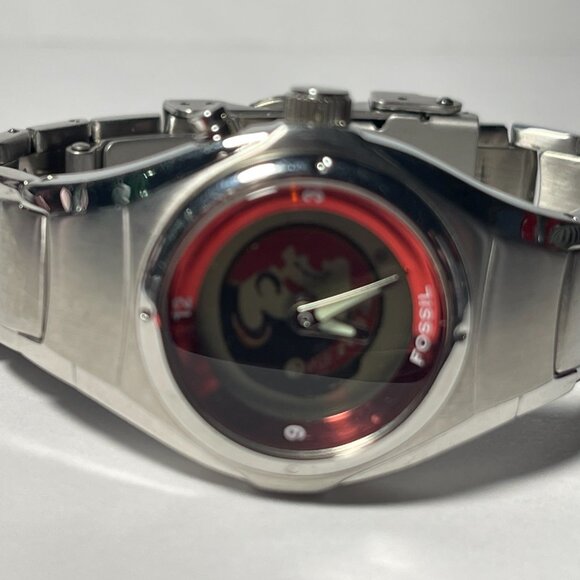 Florida State Seminoles NCAA Stainless-Steel Kaleido Ladies Watch by Fossil NEW - Picture 2 of 7